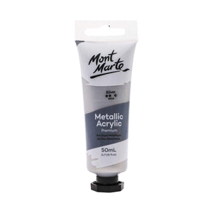 Mont Marte Metallic Acrylic Paint Tubes 50ml