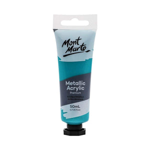 Mont Marte Metallic Acrylic Paint Tubes 50ml