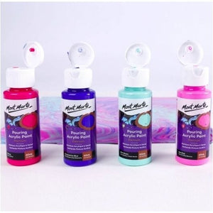 Pouring Acrylic Paint Set Premium 60ml 4 pack