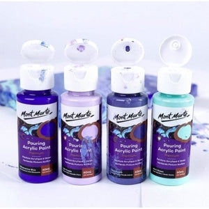 Pouring Acrylic Paint Set Premium 60ml 4 pack