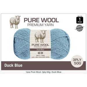 Pure Wool Premium Yarn 8PLY 50g 100% New Zealand Wool