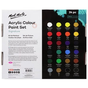 Acrylic Colour Paint Set 36ml (1.2oz) - 4 sizes