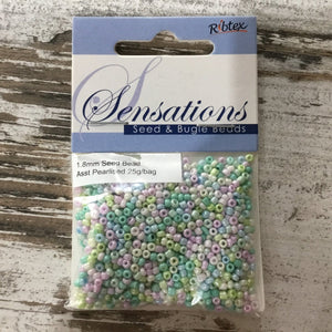 Glass Seed Beads 1.8mm 25g bag