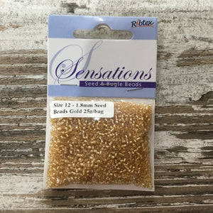 Glass Seed Beads 1.8mm 25g bag