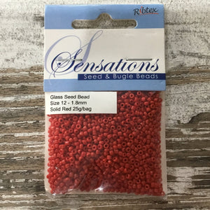 Glass Seed Beads 1.8mm 25g bag