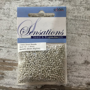 Glass Seed Beads 1.8mm 25g bag