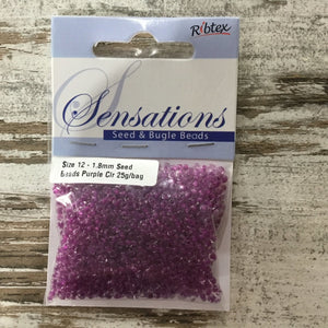 Glass Seed Beads 1.8mm 25g bag