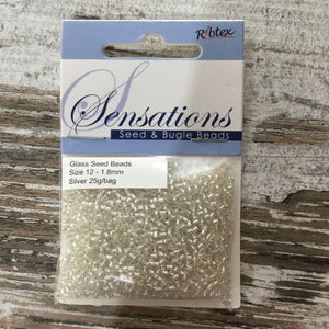 Glass Seed Beads 1.8mm 25g bag