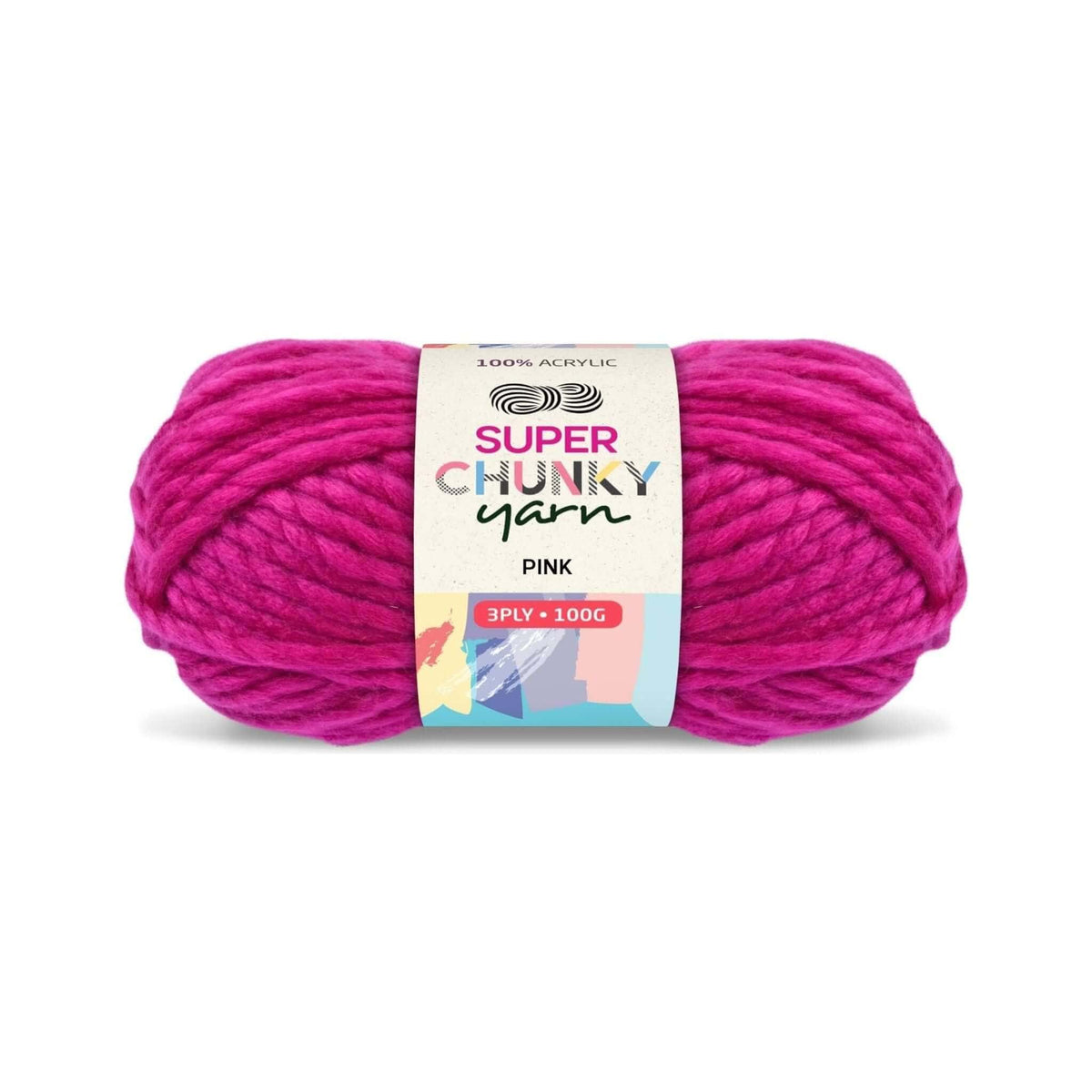 Super Chunky Acrylic Yarn 100g