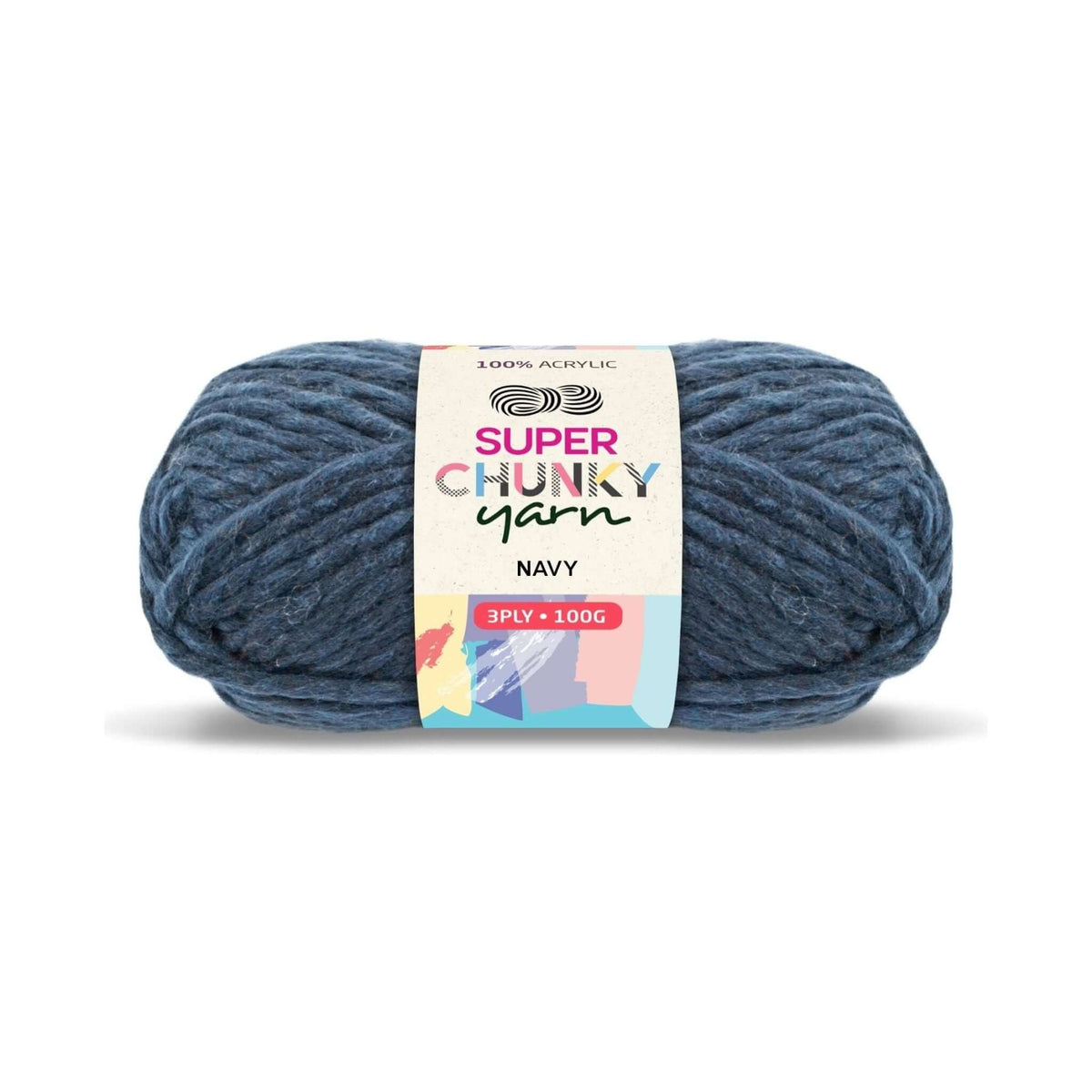 Super Chunky Acrylic Yarn 100g