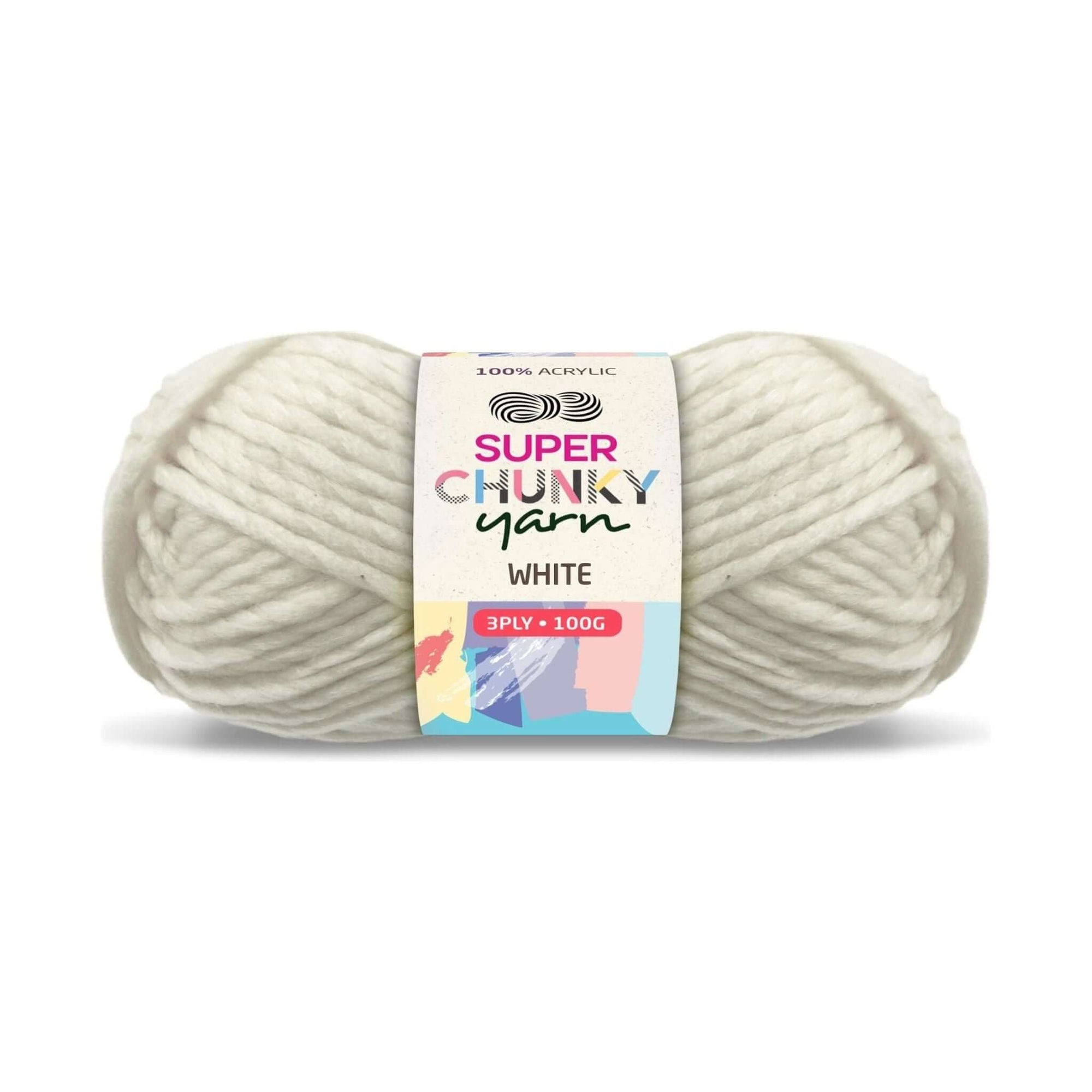 Super Chunky Acrylic Yarn 100g