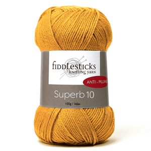 Fiddlesticks Superb 10 100% Anti Pilling Acrylic 10ply 100g