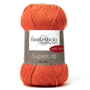 Fiddlesticks Superb 10 100% Anti Pilling Acrylic 10ply 100g