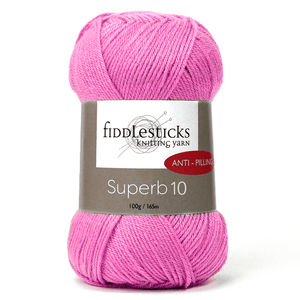 Fiddlesticks Superb 10 100% Anti Pilling Acrylic 10ply 100g