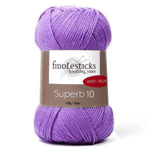 Fiddlesticks Superb 10 100% Anti Pilling Acrylic 10ply 100g