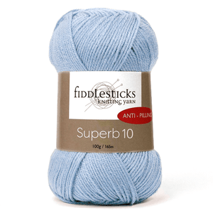 Fiddlesticks Superb 10 100% Anti Pilling Acrylic 10ply 100g