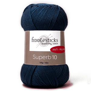 Fiddlesticks Superb 10 100% Anti Pilling Acrylic 10ply 100g