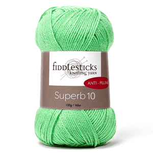 Fiddlesticks Superb 10 100% Anti Pilling Acrylic 10ply 100g