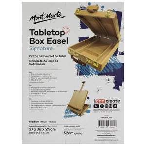 Tabletop Box Easel Signature