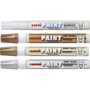 UNI Paint Marker Shiny Paint Markers 2.8mm Medium Bullet Tip