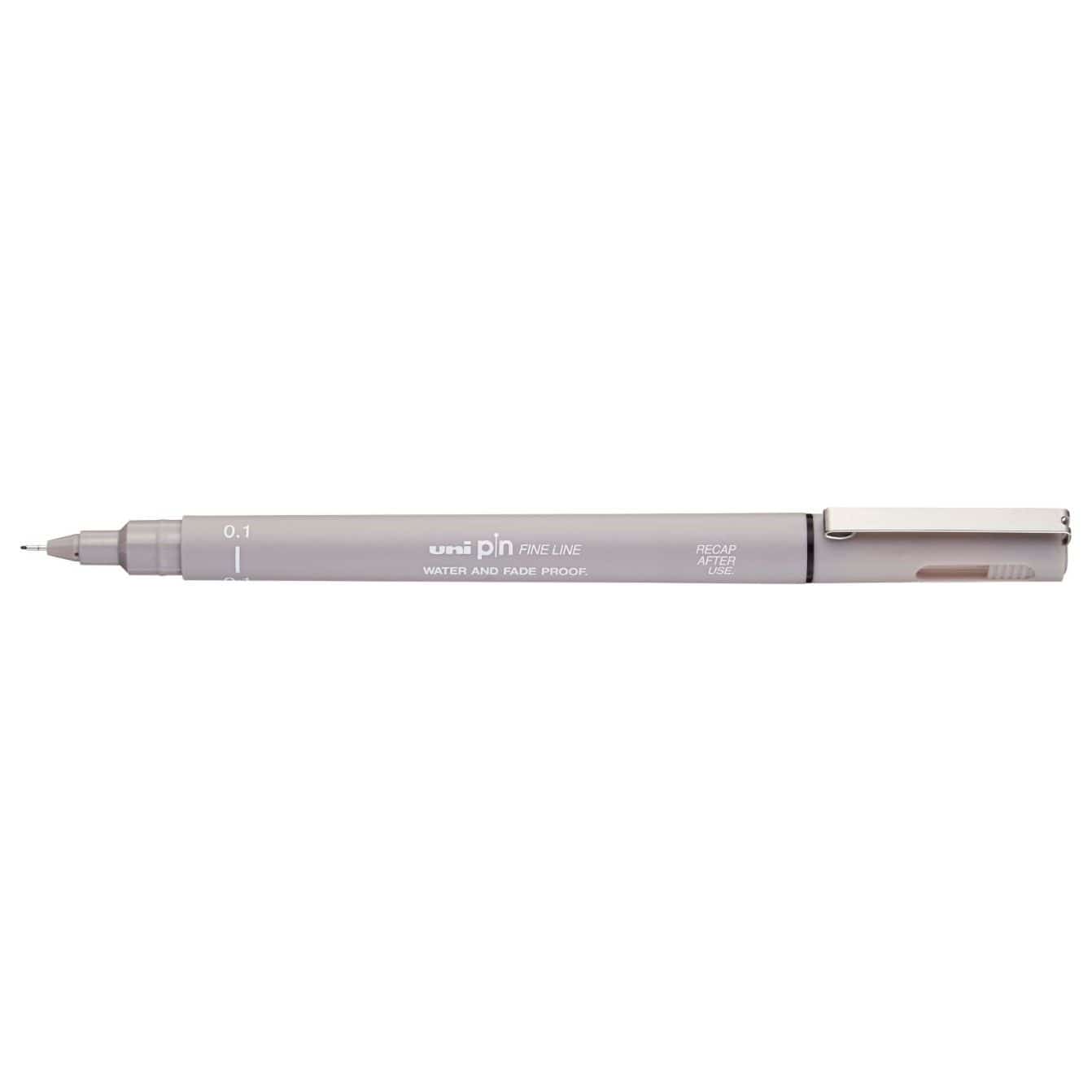 Uni Pin Fineliner Pen Light Grey (2 Sizes Available)