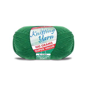 Yatsal Knitting Yarn 8 ply 100g Solid