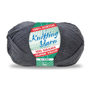 Yatsal Knitting Yarn 8 ply 100g Solid