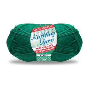 Yatsal Knitting Yarn 8 ply 100g Solid