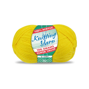 Yatsal Knitting Yarn 8 ply 100g Solid