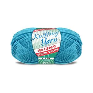 Yatsal Knitting Yarn 8 ply 100g Solid