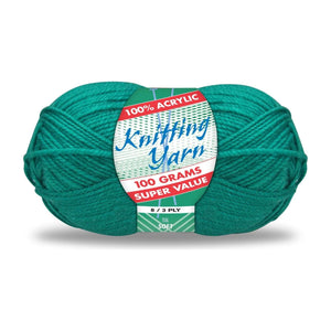 Yatsal Knitting Yarn 8 ply 100g Solid