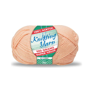 Yatsal Knitting Yarn 8 ply 100g Solid