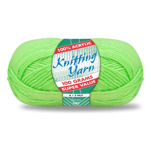 Yatsal Knitting Yarn 8 ply 100g Solid