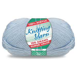 Yatsal Knitting Yarn 8 ply 100g Solid