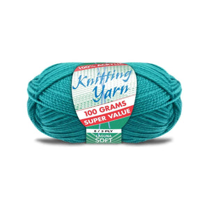 Yatsal Knitting Yarn 8 ply 100g Solid