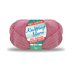 Yatsal Knitting Yarn 8 ply 100g Solid