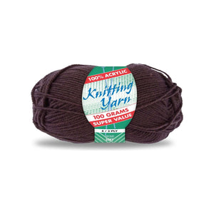 Yatsal Knitting Yarn 8 ply 100g Solid (BULK 10 PACK)