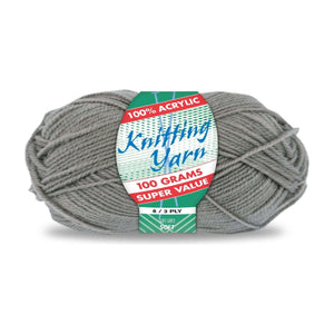 Yatsal Knitting Yarn 8 ply 100g Solid (BULK 10 PACK)